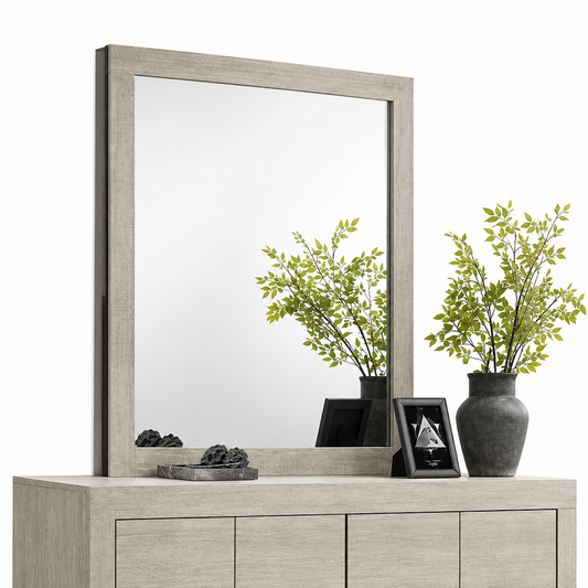 Trenton Dresser Mirror Rustic Cream